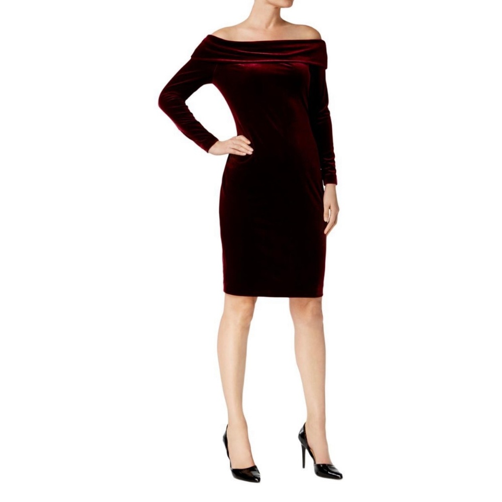 Calvin Klein velvet dress